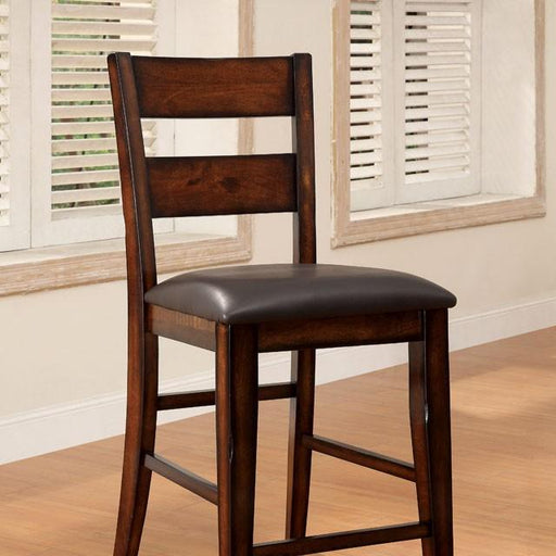 DICKINSON II Dark Cherry Counter Ht. Chair (2/CTN) - Casa Morelos / Coahuila Furniture (Oklahoma City, OK)