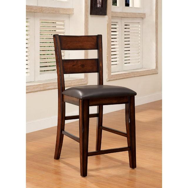 DICKINSON II Dark Cherry Counter Ht. Chair (2/CTN) - Casa Morelos / Coahuila Furniture (Oklahoma City, OK)