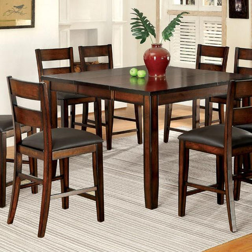 DICKINSON II Dark Cherry Counter Ht. Table w/ 18" Leaf - Casa Morelos / Coahuila Furniture (Oklahoma City, OK)