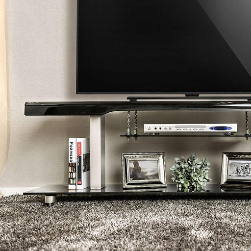 Dietrich Black 60" TV Console - Casa Morelos / Coahuila Furniture (Oklahoma City, OK)