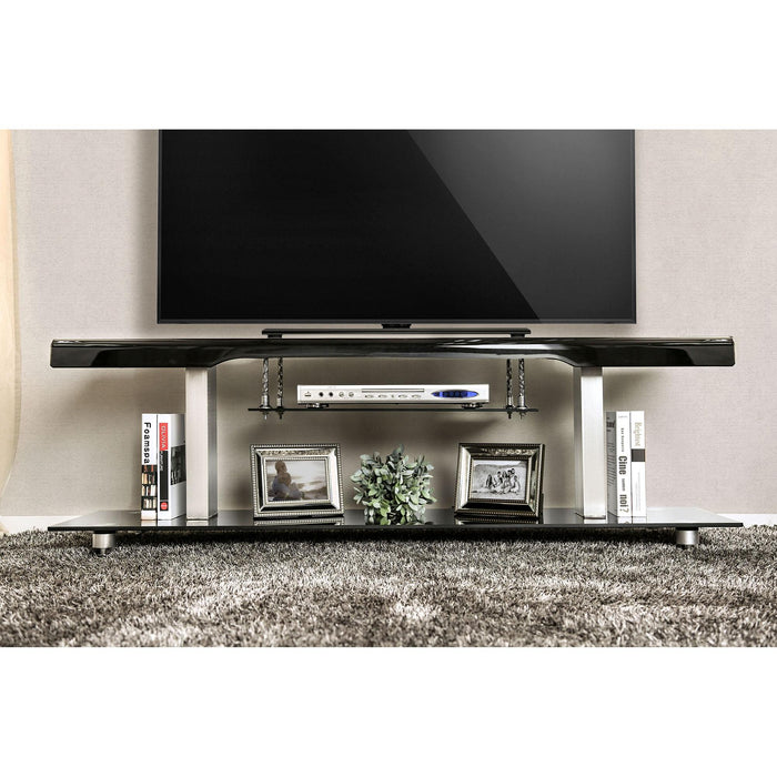 Dietrich Black 60" TV Console - Casa Morelos / Coahuila Furniture (Oklahoma City, OK)