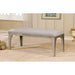 DIOCLES Silver/Light Gray Bench - Casa Morelos / Coahuila Furniture (Oklahoma City, OK)