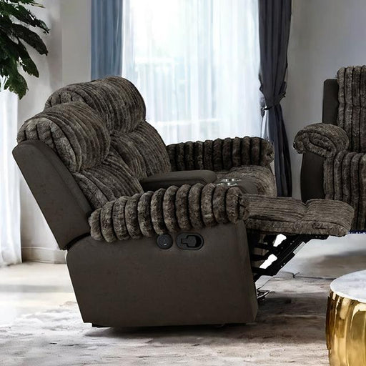 Dionysus Manual Reclining Loveseat Brown - Casa Morelos / Coahuila Furniture (Oklahoma City, OK)