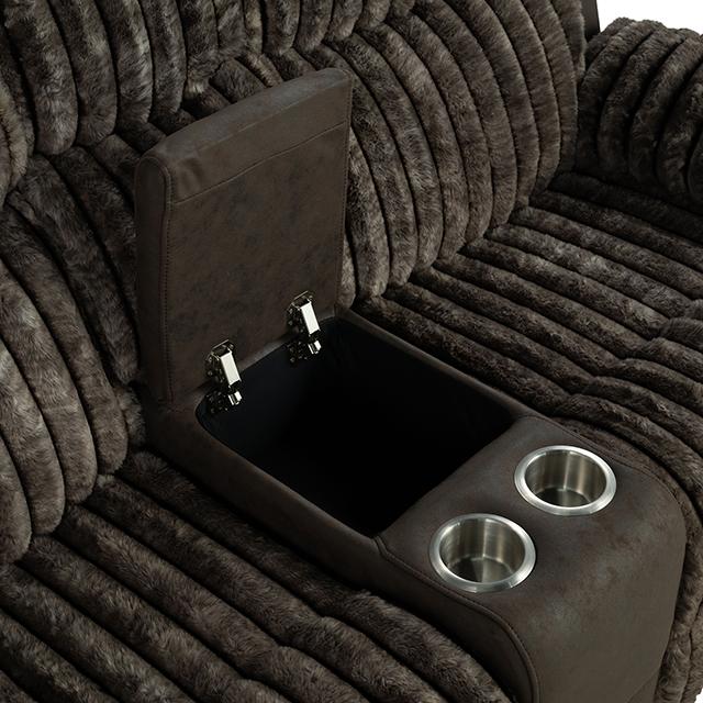 Dionysus Manual Reclining Loveseat Brown - Casa Morelos / Coahuila Furniture (Oklahoma City, OK)