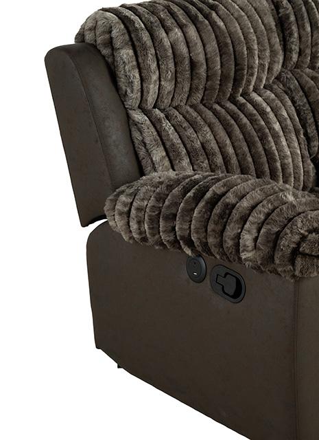 Dionysus Manual Glider Recliner Brown - Casa Morelos / Coahuila Furniture (Oklahoma City, OK)
