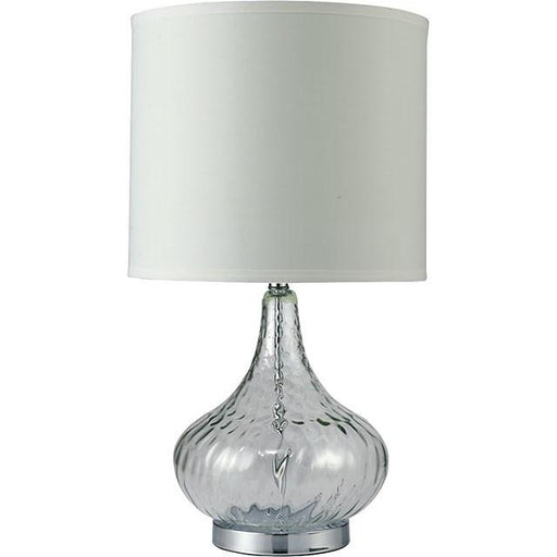 Donna Clear 15"H Glass Clear Table Lamp - Casa Morelos / Coahuila Furniture (Oklahoma City, OK)