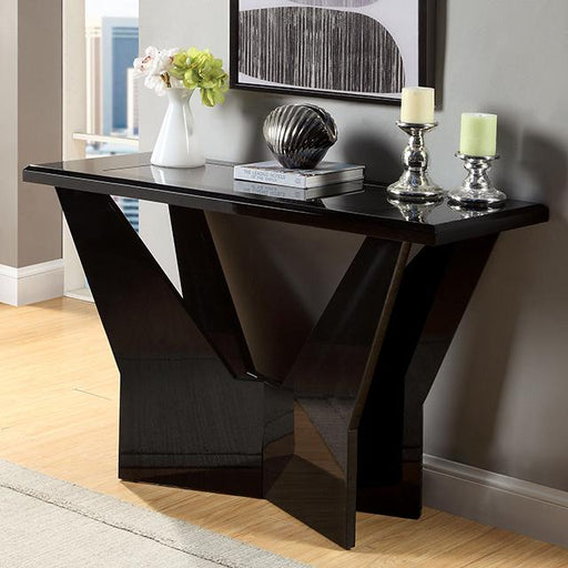 DUBENDORF Sofa Table, Black - Casa Morelos / Coahuila Furniture (Oklahoma City, OK)