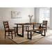 Dulce Walnut Side Chair (2/CTN) - Casa Morelos / Coahuila Furniture (Oklahoma City, OK)