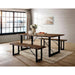 Dulce Dining Table Set Bench - Casa Morelos / Coahuila Furniture (Oklahoma City, OK)