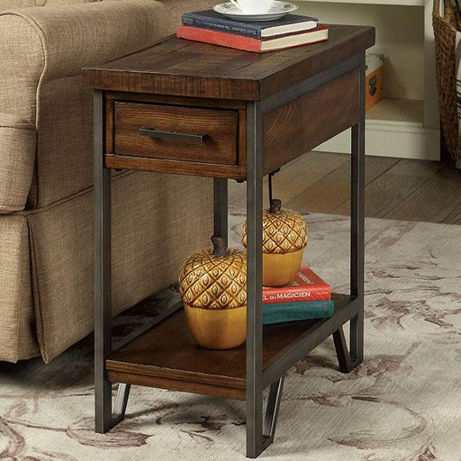Dundalk Dark Oak Side Table - Casa Morelos / Coahuila Furniture (Oklahoma City, OK)
