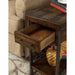 Dundalk Dark Oak Side Table - Casa Morelos / Coahuila Furniture (Oklahoma City, OK)