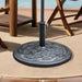 Duro Round Umbrella Base - Casa Morelos / Coahuila Furniture (Oklahoma City, OK)