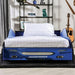 DUSTRACK Twin Bed, Blue & Red - Casa Morelos / Coahuila Furniture (Oklahoma City, OK)