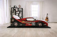 DUSTRACK Twin Bed, Blue & Red - Casa Morelos / Coahuila Furniture (Oklahoma City, OK)