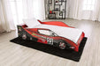 DUSTRACK Twin Bed, Blue & Red - Casa Morelos / Coahuila Furniture (Oklahoma City, OK)