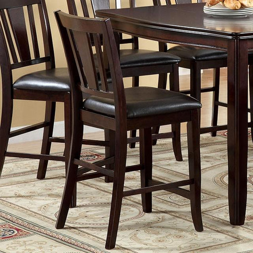 Edgewood II Espresso Counter Ht. Chair (2/CTN) - Casa Morelos / Coahuila Furniture (Oklahoma City, OK)