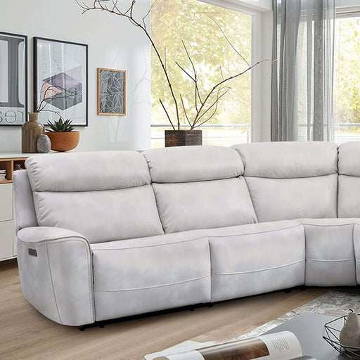 EDMONDUS Power Sectional, Light Taupe - Casa Morelos / Coahuila Furniture (Oklahoma City, OK)