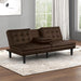 Eidsberg Futon Sofa Bed Orange, Grey, Brown, & Black - Casa Morelos / Coahuila Furniture (Oklahoma City, OK)