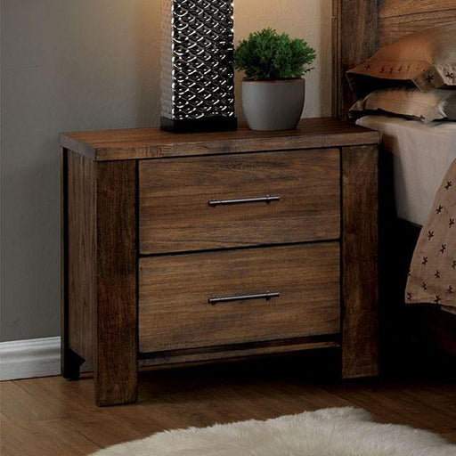ELKTON Oak Night Stand - Casa Morelos / Coahuila Furniture (Oklahoma City, OK)