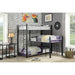 Aubrey Sand Black Twin Triple Decker Bed - Casa Morelos / Coahuila Furniture (Oklahoma City, OK)