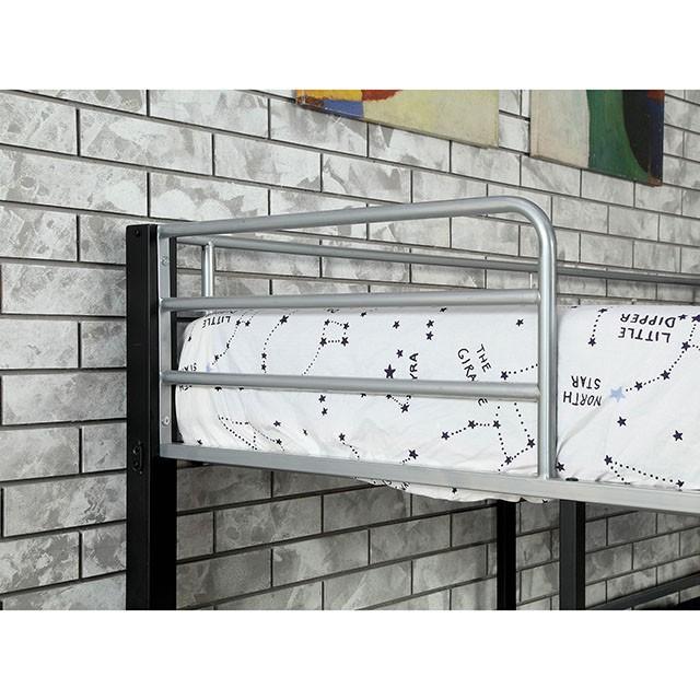 Aubrey Sand Black Twin Triple Decker Bed - Casa Morelos / Coahuila Furniture (Oklahoma City, OK)