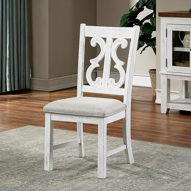 Auletta Transitional Side Chair (2/CTN) - Casa Morelos / Coahuila Furniture (Oklahoma City, OK)