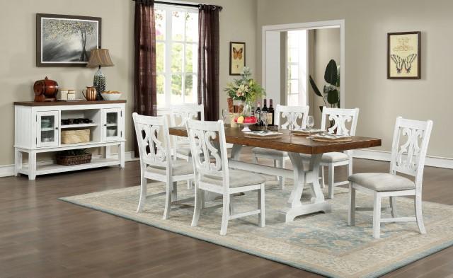 Auletta Transitional Dining Table Round & Squre - Casa Morelos / Coahuila Furniture (Oklahoma City, OK)