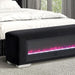 Elnath Bench w/ Visual Crystal Fireplace - Casa Morelos / Coahuila Furniture (Oklahoma City, OK)