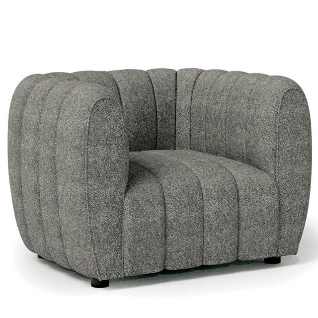 AVERSA Chair, Black, Gray, & White - Casa Morelos / Coahuila Furniture (Oklahoma City, OK)