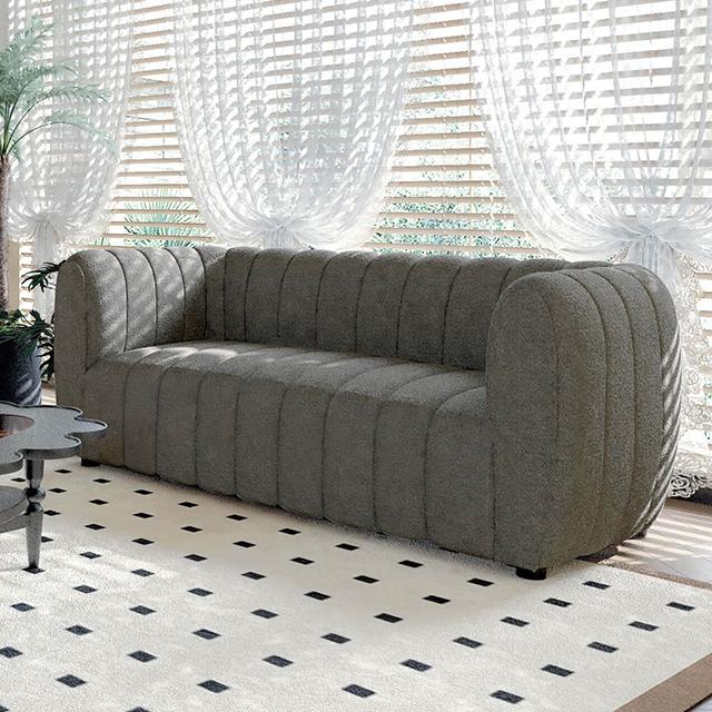 AVERSA Loveseat, Black, Gray, & White - Casa Morelos / Coahuila Furniture (Oklahoma City, OK)
