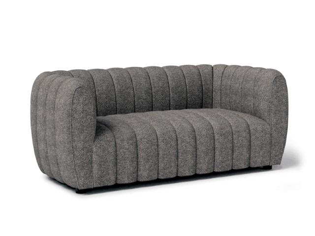 AVERSA Loveseat, Black, Gray, & White - Casa Morelos / Coahuila Furniture (Oklahoma City, OK)
