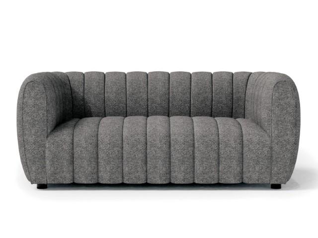 AVERSA Loveseat, Black, Gray, & White - Casa Morelos / Coahuila Furniture (Oklahoma City, OK)