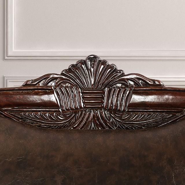 ELPIS Brown/Espresso Sofa - Casa Morelos / Coahuila Furniture (Oklahoma City, OK)