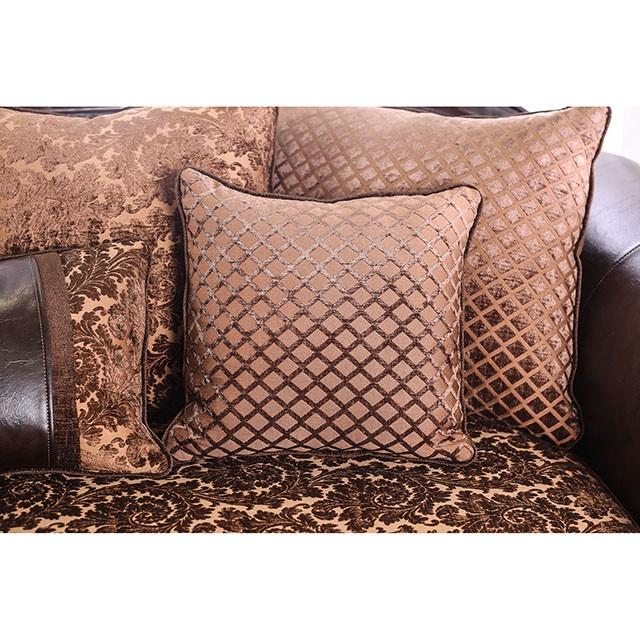 ELPIS Brown/Espresso Love Seat - Casa Morelos / Coahuila Furniture (Oklahoma City, OK)