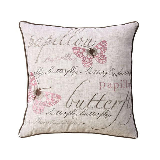 Elsa Natural 20" X 20" Pillow, Natural (2/CTN) - Casa Morelos / Coahuila Furniture (Oklahoma City, OK)