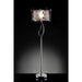 Elva Silver/Chrome Floor Lamp, Double Shade - Casa Morelos / Coahuila Furniture (Oklahoma City, OK)