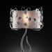 Elva Silver/Chrome Table Lamp, Double Shade - Casa Morelos / Coahuila Furniture (Oklahoma City, OK)