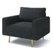ELVERUM Chair, Black - Casa Morelos / Coahuila Furniture (Oklahoma City, OK)