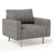 ELVERUM Chair, Charcoal Gray - Casa Morelos / Coahuila Furniture (Oklahoma City, OK)