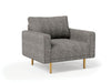 ELVERUM Chair, Charcoal Gray - Casa Morelos / Coahuila Furniture (Oklahoma City, OK)