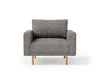 ELVERUM Chair, Charcoal Gray - Casa Morelos / Coahuila Furniture (Oklahoma City, OK)