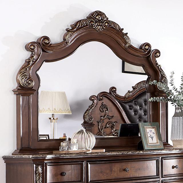 ESPARANZA Mirror, Brown Cherry - Casa Morelos / Coahuila Furniture (Oklahoma City, OK)