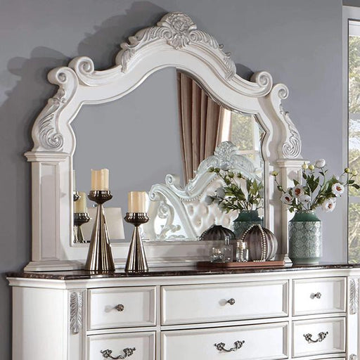 ESPARANZA Mirror, Pearl White - Casa Morelos / Coahuila Furniture (Oklahoma City, OK)