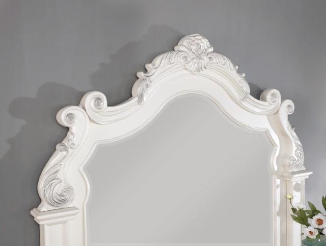 ESPARANZA Mirror, Pearl White - Casa Morelos / Coahuila Furniture (Oklahoma City, OK)