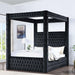 Etherea Bed Gray & Black - Casa Morelos / Coahuila Furniture (Oklahoma City, OK)