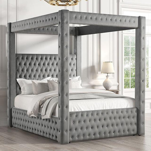 Etherea Bed Gray & Black - Casa Morelos / Coahuila Furniture (Oklahoma City, OK)