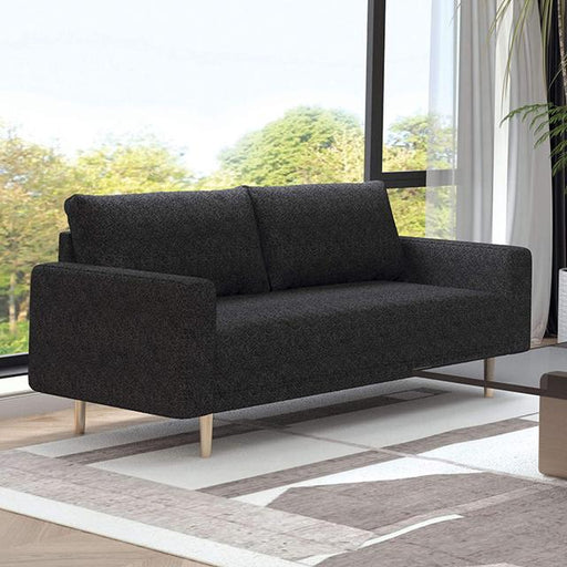 ELVERUM Loveseat, Black - Casa Morelos / Coahuila Furniture (Oklahoma City, OK)