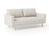 ELVERUM Loveseat, Off-White - Casa Morelos / Coahuila Furniture (Oklahoma City, OK)
