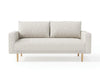 ELVERUM Loveseat, Off-White - Casa Morelos / Coahuila Furniture (Oklahoma City, OK)
