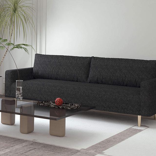 ELVERUM Sofa, Black - Casa Morelos / Coahuila Furniture (Oklahoma City, OK)
